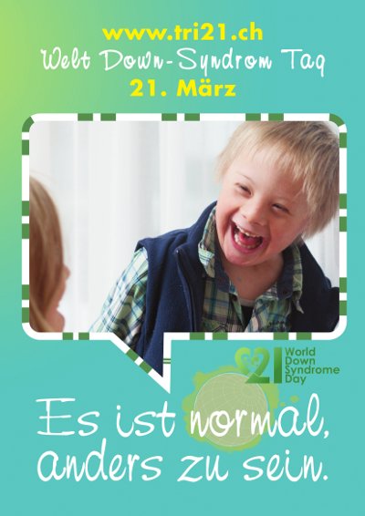 Plakataktion 2012 'Es ist normal, anders zu sein.'