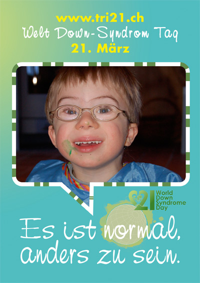 Plakataktion 2012 'Es ist normal, anders zu sein.'