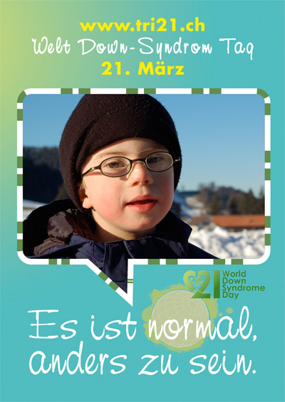 Plakataktion 2012 'Es ist normal, anders zu sein.'