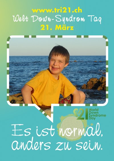 Plakataktion 2012 'Es ist normal, anders zu sein.'