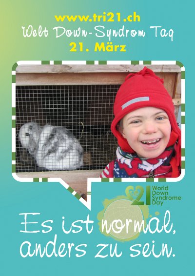 Plakataktion 2012 'Es ist normal, anders zu sein.'