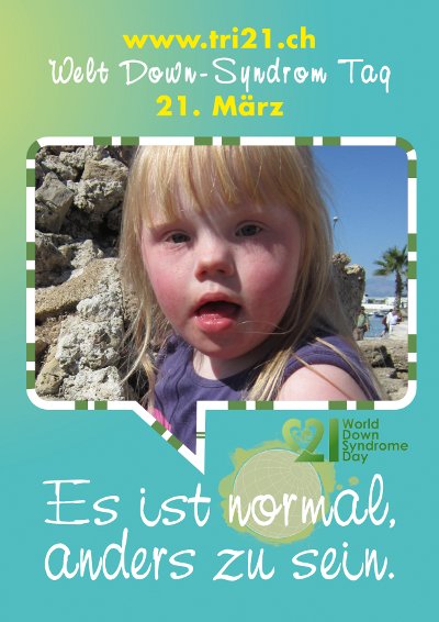 Plakataktion 2012 'Es ist normal, anders zu sein.'