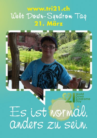 Plakataktion 2012 'Es ist normal, anders zu sein.'