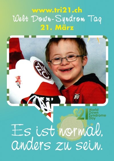 Plakataktion 2012 'Es ist normal, anders zu sein.'