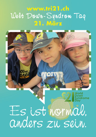 Plakataktion 2012 'Es ist normal, anders zu sein.'