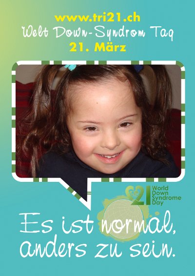 Plakataktion 2012 'Es ist normal, anders zu sein.'