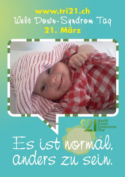 Plakataktion 2012 'Es ist normal, anders zu sein.'