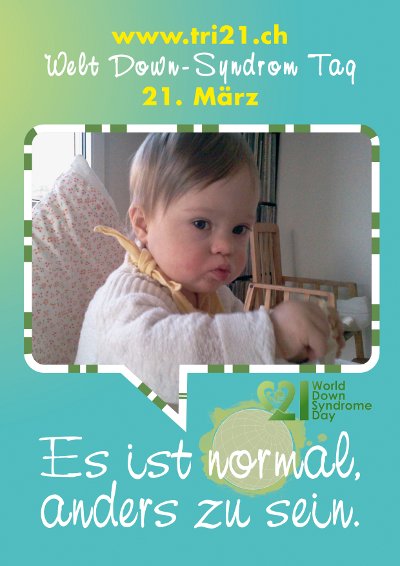 Plakataktion 2012 'Es ist normal, anders zu sein.'