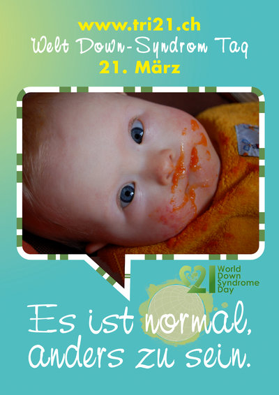 Plakataktion 2012 'Es ist normal, anders zu sein.'