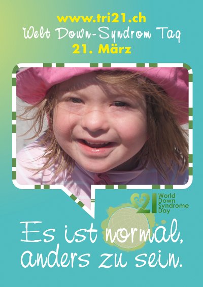 Plakataktion 2012 'Es ist normal, anders zu sein.'