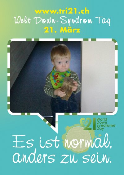 Plakataktion 2012 'Es ist normal, anders zu sein.'