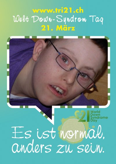 Plakataktion 2012 'Es ist normal, anders zu sein.'