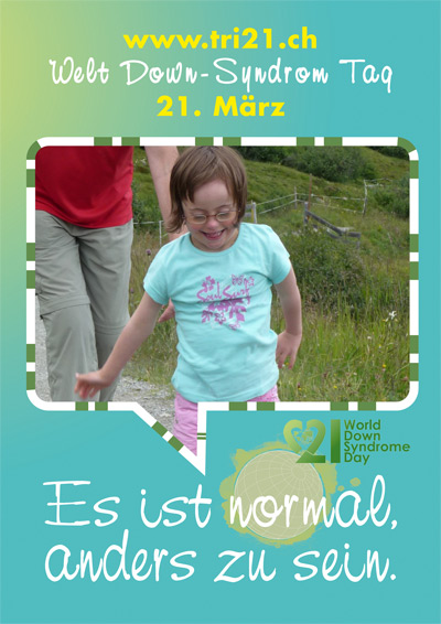 Plakataktion 2012 'Es ist normal, anders zu sein.'