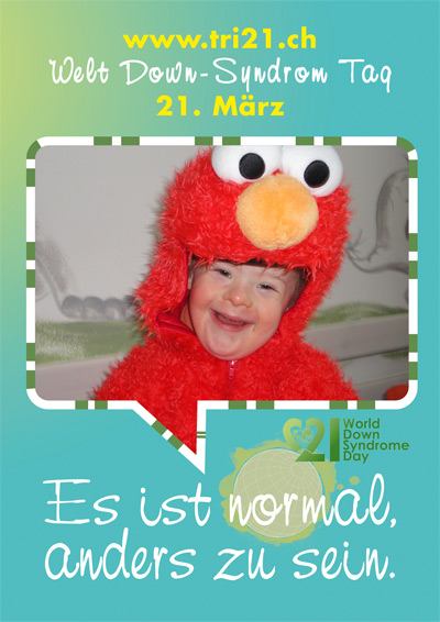 Plakataktion 2012 'Es ist normal, anders zu sein.'