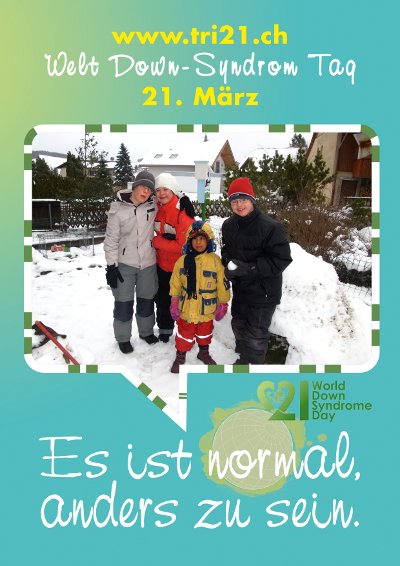 Plakataktion 2012 'Es ist normal, anders zu sein.'