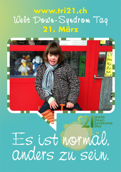 Plakataktion 2012 'Es ist normal, anders zu sein.'