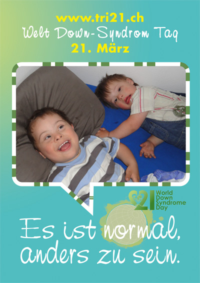 Plakataktion 2012 'Es ist normal, anders zu sein.'