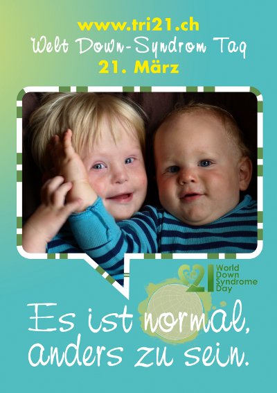 Plakataktion 2012 'Es ist normal, anders zu sein.'