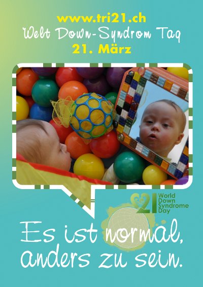 Plakataktion 2012 'Es ist normal, anders zu sein.'