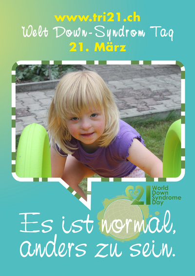 Plakataktion 2012 'Es ist normal, anders zu sein.'