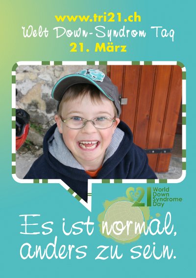 Plakataktion 2012 'Es ist normal, anders zu sein.'