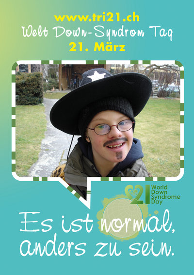 Plakataktion 2012 'Es ist normal, anders zu sein.'