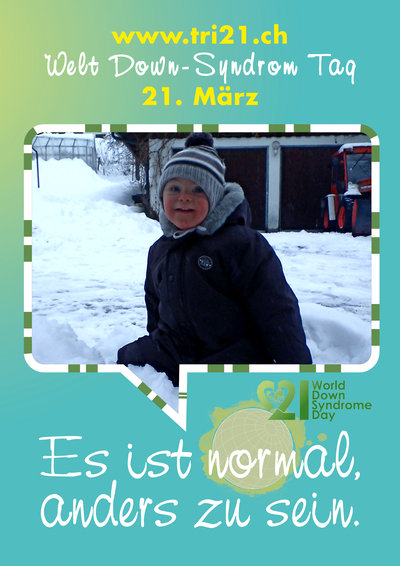 Plakataktion 2012 'Es ist normal, anders zu sein.'