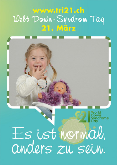 Plakataktion 2012 'Es ist normal, anders zu sein.'