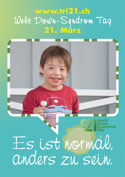 Plakataktion 2012 'Es ist normal, anders zu sein.'