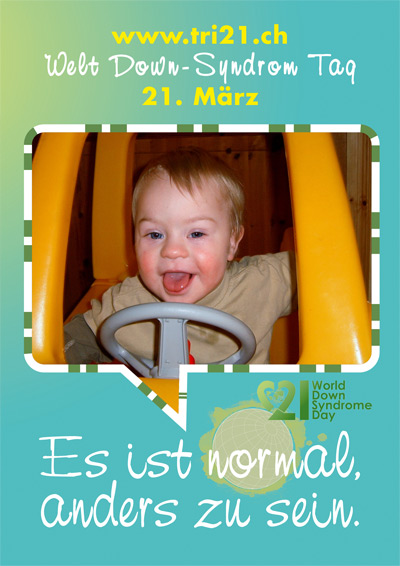 Plakataktion 2012 'Es ist normal, anders zu sein.'