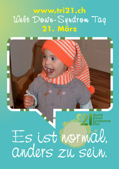 Plakataktion 2012 'Es ist normal, anders zu sein.'