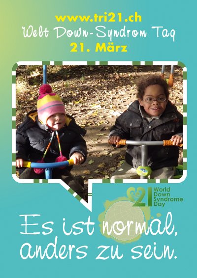 Plakataktion 2012 'Es ist normal, anders zu sein.'