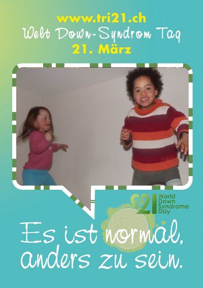 Plakataktion 2012 'Es ist normal, anders zu sein.'