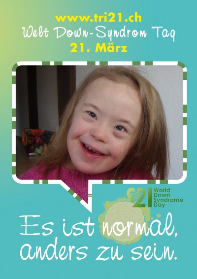 Plakataktion 2012 'Es ist normal, anders zu sein.'