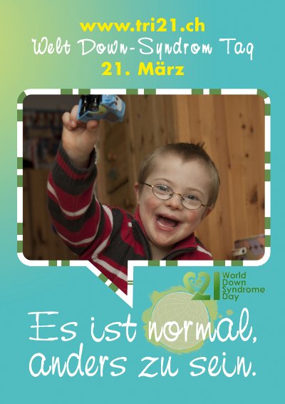 Plakataktion 2012 'Es ist normal, anders zu sein.'