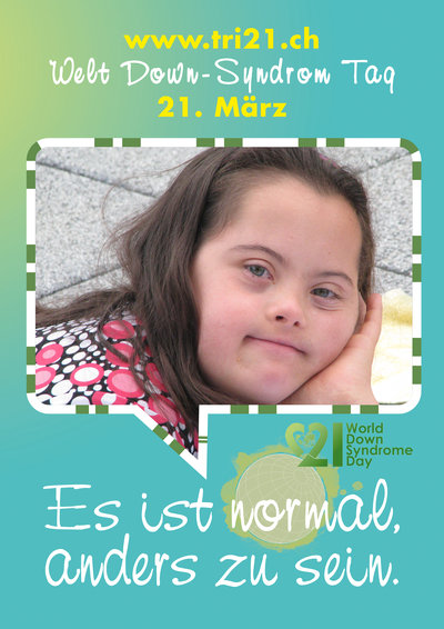 Plakataktion 2012 'Es ist normal, anders zu sein.'