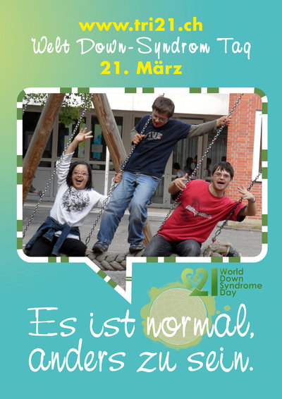 Plakataktion 2012 'Es ist normal, anders zu sein.'