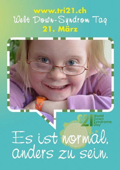 Plakataktion 2012 'Es ist normal, anders zu sein.'