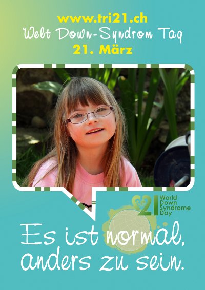 Plakataktion 2012 'Es ist normal, anders zu sein.'