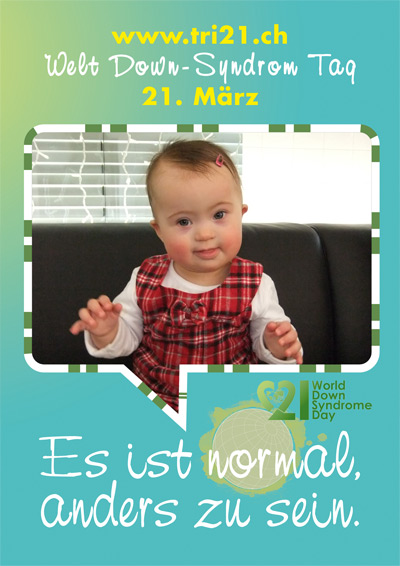 Plakataktion 2012 'Es ist normal, anders zu sein.'