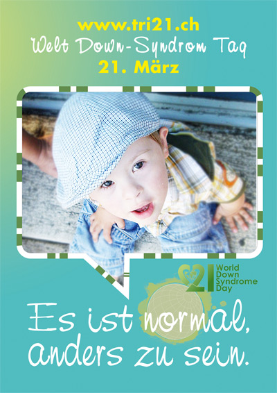 Plakataktion 2012 'Es ist normal, anders zu sein.'