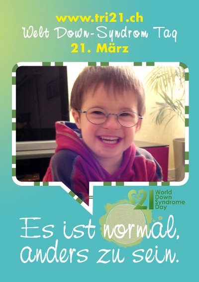 Plakataktion 2012 'Es ist normal, anders zu sein.'