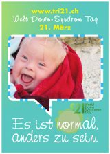 Poster zum Welt Down-Syndrom Tag 2012