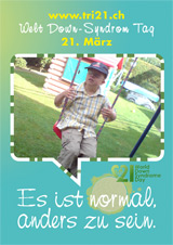 Poster zum Welt Down-Syndrom Tag 2012