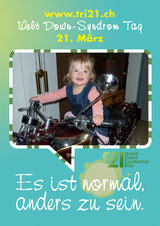 Poster zum Welt Down-Syndrom Tag 2012