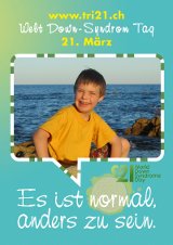 Poster zum Welt Down-Syndrom Tag 2012