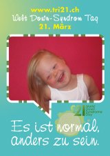 Poster zum Welt Down-Syndrom Tag 2012