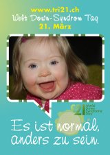 Poster zum Welt Down-Syndrom Tag 2012