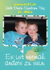 Poster zum Welt Down-Syndrom Tag 2012