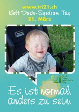 Poster zum Welt Down-Syndrom Tag 2012